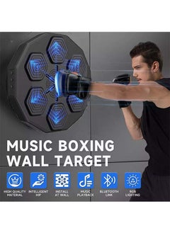 Upgraded electronic music boxing machine with blue gloves set, boxing training boxing equipment, portable fighting training suitable for games, home. - pzsku/ZF2A372A354C2387DFECBZ/45/_/1735119074/08ddbe0a-65f9-4a08-8acd-e4d914fd47de