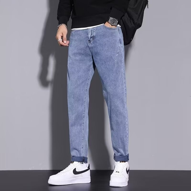 Unisex Casual Daily Denim Jeans - Image 3