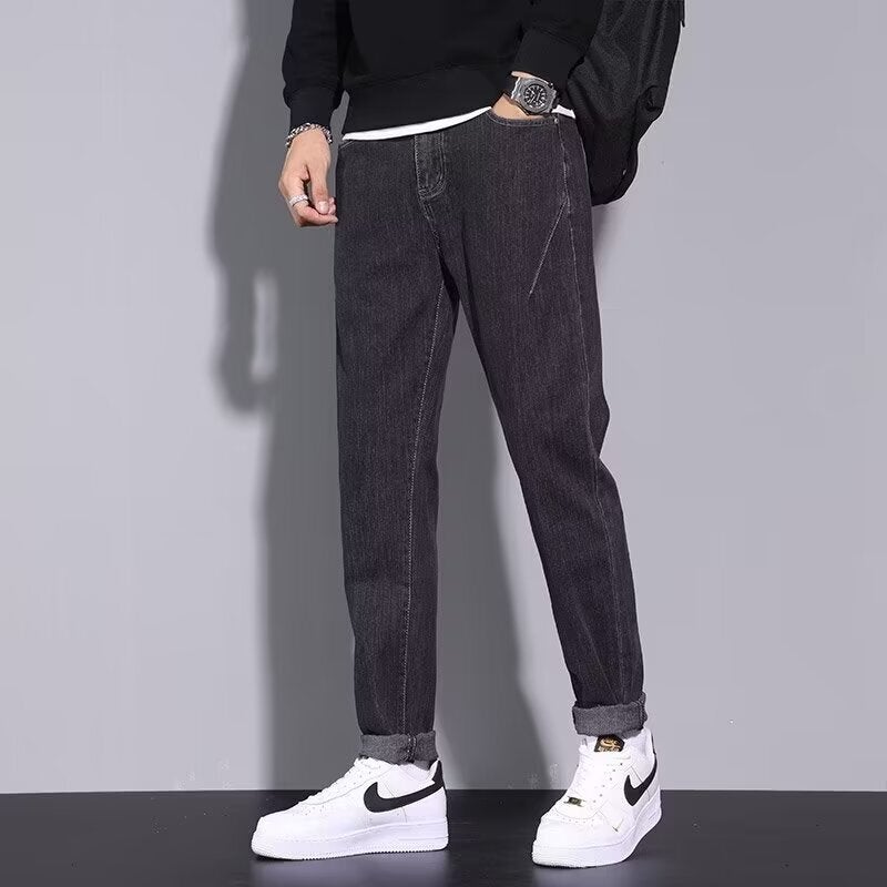 Unisex Casual Daily Denim Jeans - Image 2