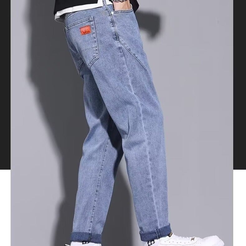 Unisex Casual Daily Denim Jeans - Image 5