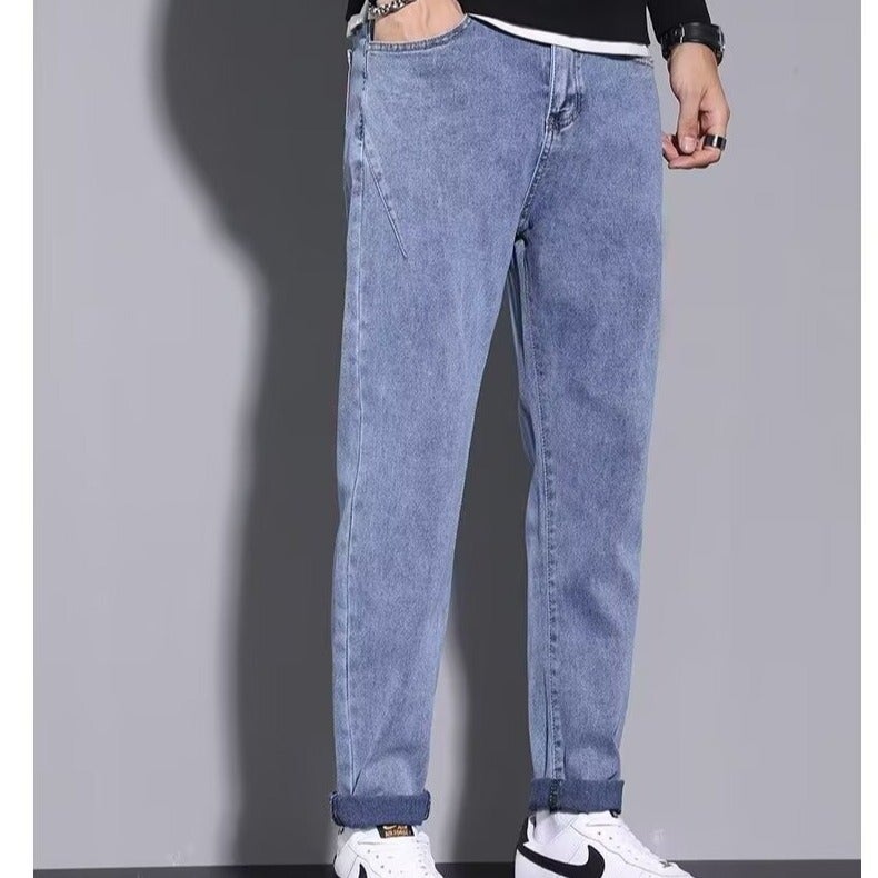 Unisex Casual Daily Denim Jeans - Image 4