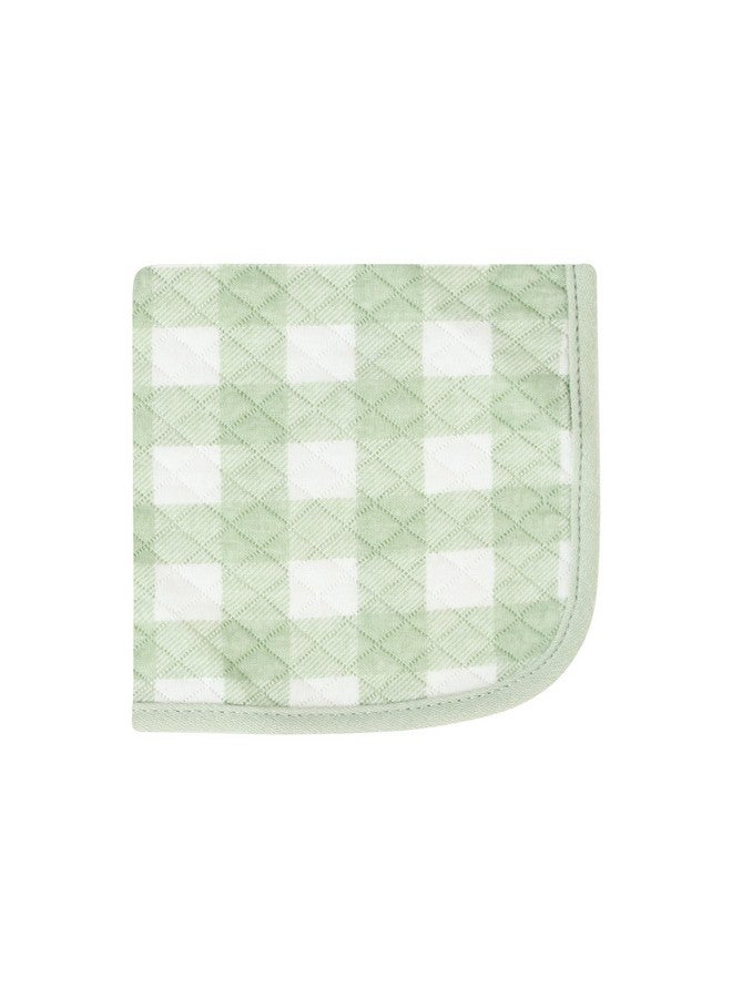Hudson Baby Unisex Baby Quilted Cotton Washcloths, Forest Animals, One Size - Image 5