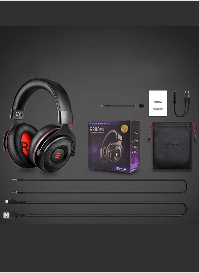 EKSA E900 Pro USB Gaming Headset-Gaming Headphones with 7.1 Surround Sound, PS4/PS5 Headset Noise Cancelling PC Headset with Mic&LED Light, Compatible with PC, PS4, PS5, Xbox One Controller, Nintendo Switch  - Image 5