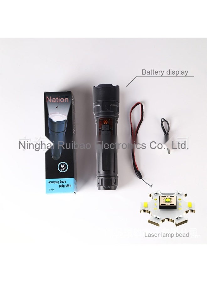 High-Intensity White Laser Flashlight