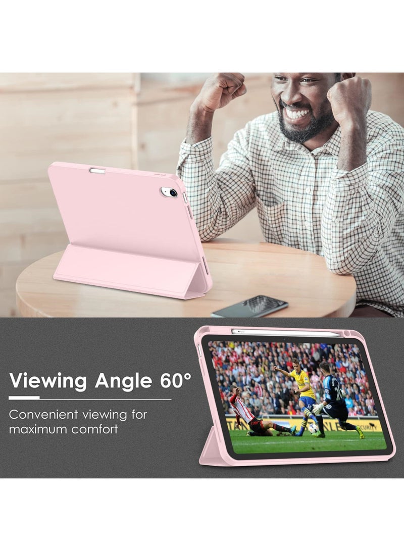 Rock Pow Case for iPad Air 11 inch(M3/M2) 2025/2024,iPad Air 5th 10.9 Inch (2022)/Air 4th 10.9 Inch (2020) with Pencil Holder, Slim Tablet Cover with Soft TPU Back, Auto Wake/Sleep Cover for Air 6th/7th 11inch/Air 4th/air 5th 10.9inch - Image 5