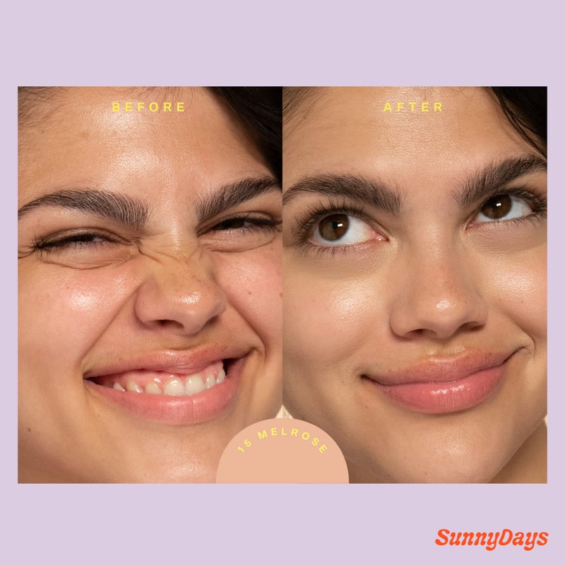 TOWER 28 واقي شمس معدني ملون SPF 30 من تاور 28 بيوتي - للبشرة الحساسة - حماية واسعة الطيف UVA/UVB 2 في 1 للوجه + أساس - ظل 15 ميلروز - فاتح مع درجات دافئة, 1 أونصة سائلة - Image 5