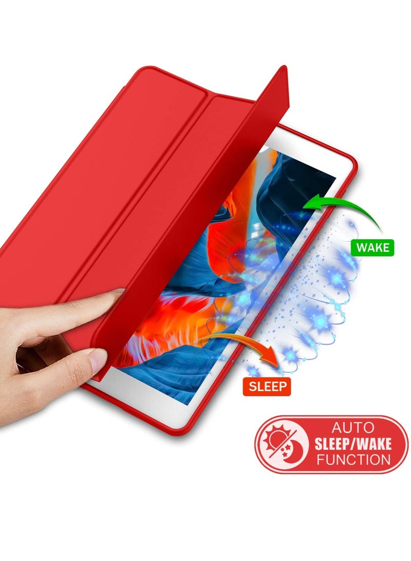 MIGOFAST iPad 9th Generation Case 2021 iPad 8th Generation Case 2020 10.2 Inch with Pencil Holder iPad 7th Gen 2019 Case with Soft Baby Skin Silicone Back Auto Wake Sleep Cover - Image 2