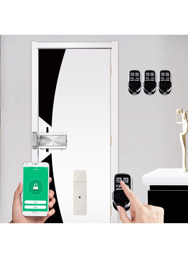 WiFi Smart Home Door Lock Kit eWelink Remote Control Keyless Entry Electronic Lock Smart Wireless Anti-theft Deadbolt Access Control System for Home Hotel Apartment