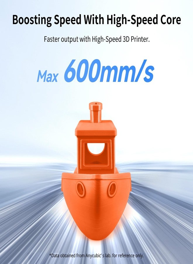ANYCUBIC High Speed 3D Printer Filament 1.75mm, Print Up to 10X Faster, Rapid PLA Filament with High Prints Quality, Dimensional Accuracy +/- 0.02mm, 1KG Reusable Spool, Vibrant Orange - Image 2