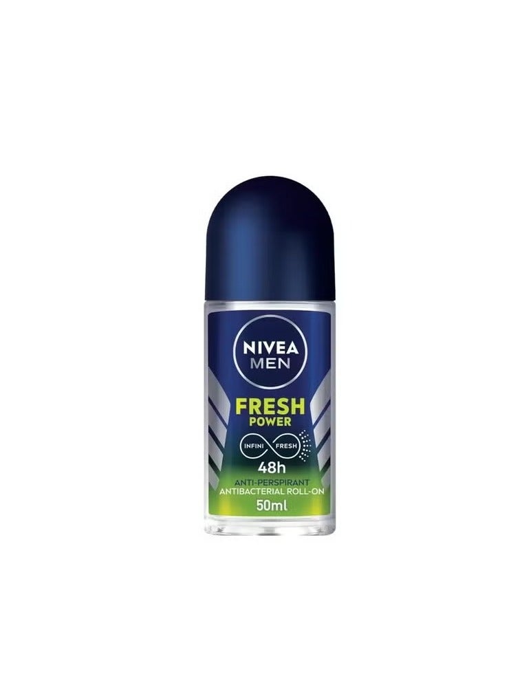 Nivea MEN Fresh Power 48H Antiperspirant Roll-on for Men 50ml