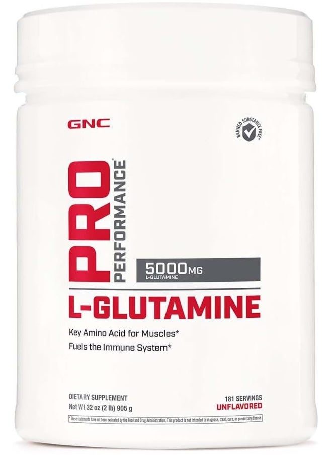 GNC Pro Performance L-Glutamine 5000Mg Unflavored 181Svg  - Image 1