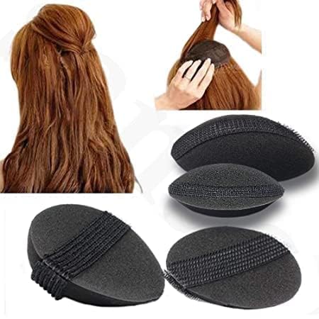 Manrav Hair Puff Volumizer Oval Shape Hair Styling Tool Set of 2 Hair Accessories Add Bump And Puff Volumizer To Hair Styling Accessory For Women and Girls Pack of 1 - Image 2