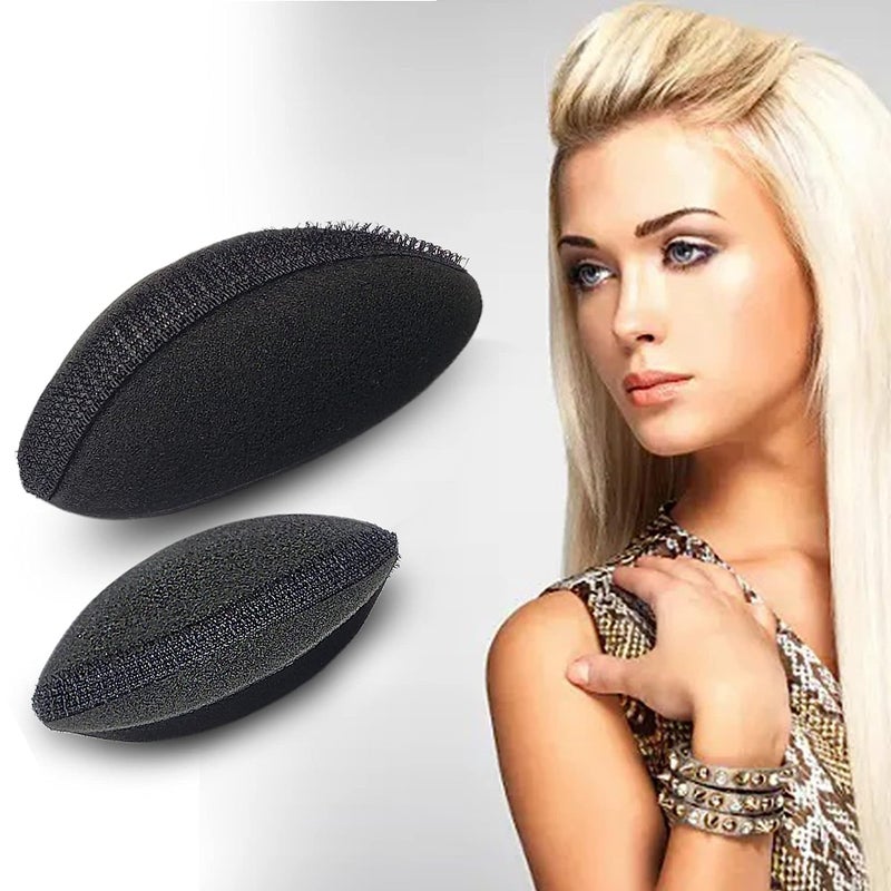 Manrav Hair Puff Volumizer Oval Shape Hair Styling Tool Set of 2 Hair Accessories Add Bump And Puff Volumizer To Hair Styling Accessory For Women and Girls Pack of 1 - Image 1