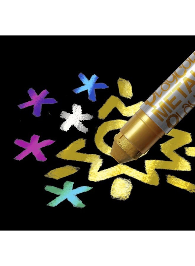 Playcolor Gouache Paint Sticks 10 g, PlayColor Metallic One - 12-10121 9 cm - Image 2