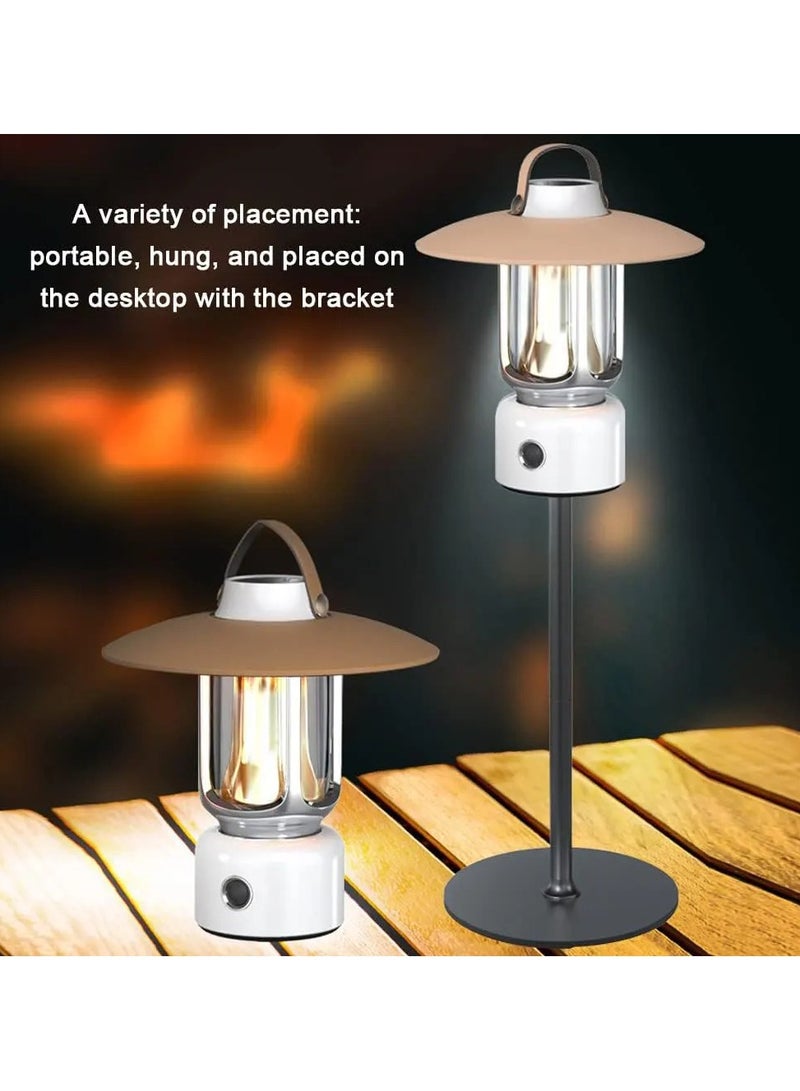 توبيز طقم Toby’s طاولة تخييم ألمنيوم قابلة للطي باللون الأخضر مع فانوس LED كلاسيكي – متين، مدمج، متعدد أوضاع الإضاءة للرحلات والتخييم والأنشطة الخارجية - Image 5