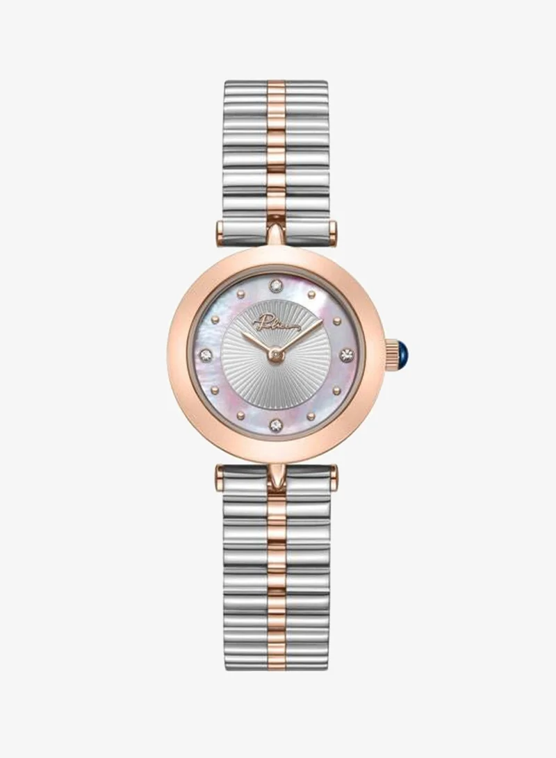 Police Agra Silver Dial Stainless Steel Bracelet Analog Watch for Women, 24mm