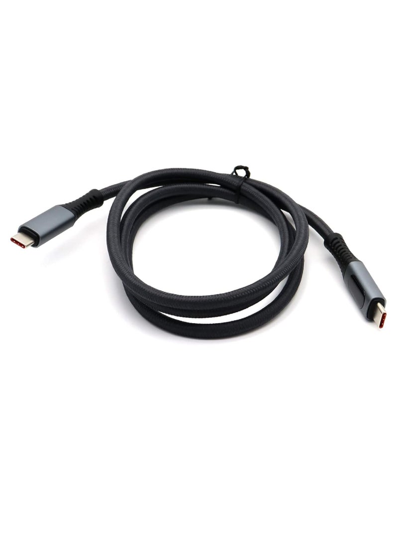 Captaintech 240W USB 4.0 Cable 【6.6ft/2m】 - 40Gbps Data u0026 8K@60Hz Video, USB-C to USB-C PD Fast Charging for MacBook, iPad Pro, Laptop u0026 Thunderbolt 4 Hub - Image 2