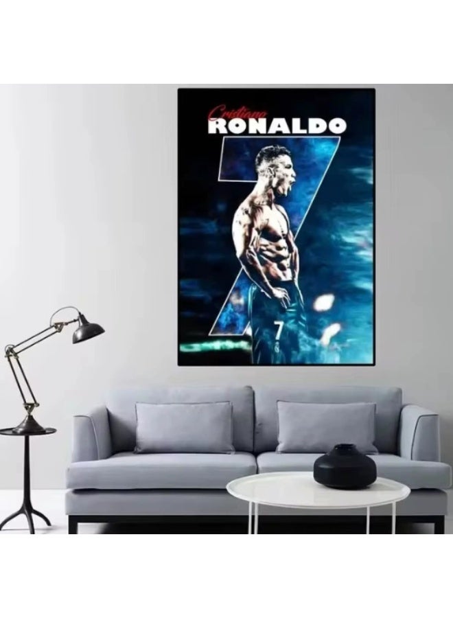 Nariele New football Star Frameless Home Decoration Wall Painting Poster