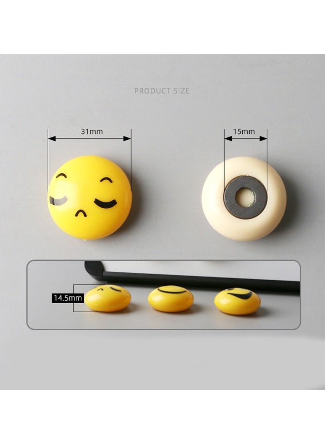 GBQ - 2Card A total Of 10PCS Of Whiteboard Magnet Set  Funny Expressions - Image 1