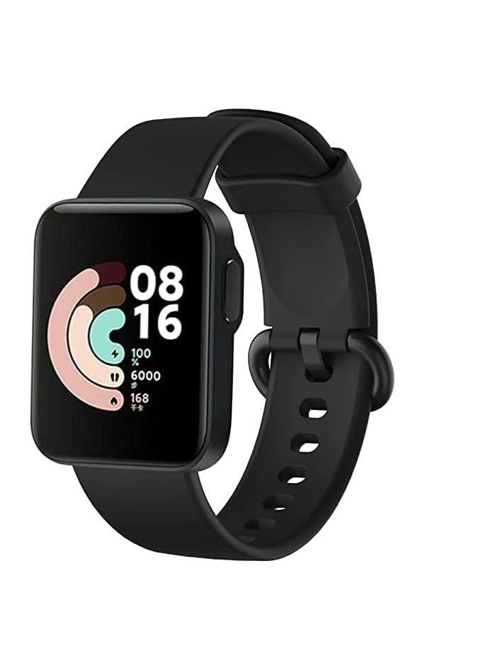 Generic For Xiaomi Mi Watch 2Lite Strap Replacement Sport Soft Silicone Bracelet For Xiaomi Redmi Watch Smart Watch Band - Black - Image 1