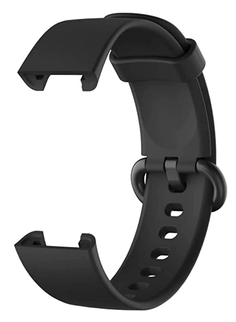 Generic For Xiaomi Mi Watch 2Lite Strap Replacement Sport Soft Silicone Bracelet For Xiaomi Redmi Watch Smart Watch Band - Black - Image 2
