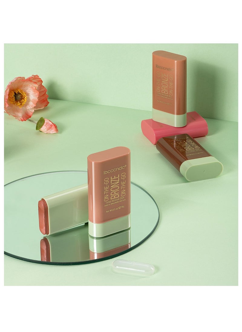 4 Pack Creamy Highlighter Blush Stick, Contour Sticks, Long Lasting Waterproof Blush Stick, Easy to Sculpt the Face and Create a Lightweight Finishing Makeup (Soft Glow)