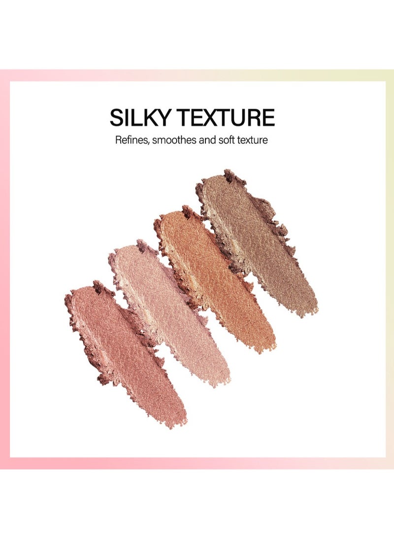 4 Pack Creamy Highlighter Blush Stick, Contour Sticks, Long Lasting Waterproof Blush Stick, Easy to Sculpt the Face and Create a Lightweight Finishing Makeup (Soft Glow)