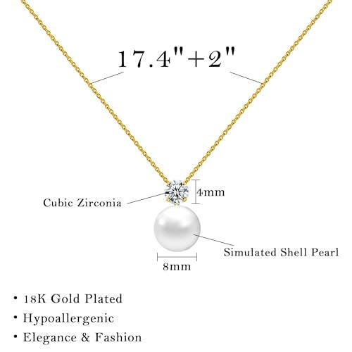 PEALICIOUS Mother in Law Necklace White Pearl Necklace as Mother in Law Wedding Gifts from Bridal Son, Mom of the Groom Gifts from Daughter for Future Mom Birthday as Mommy Jewelry Collars - Image 3