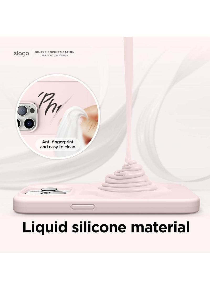 Raxoom Silicone for iPhone 14 Pro MAX case cover Shockproof compatible with MagSafe - Lovely Pink - Image 5
