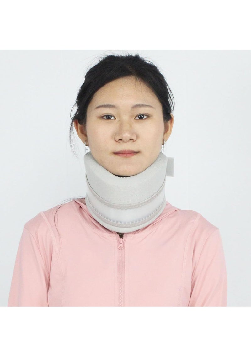 Excefore Soft Cervical Collar, Soft Adjustable Brace for Sleeping, Neck Brace Collar for Relieves Neck and Spine Pressure, Keep Vertebrae Stable, L - Image 5