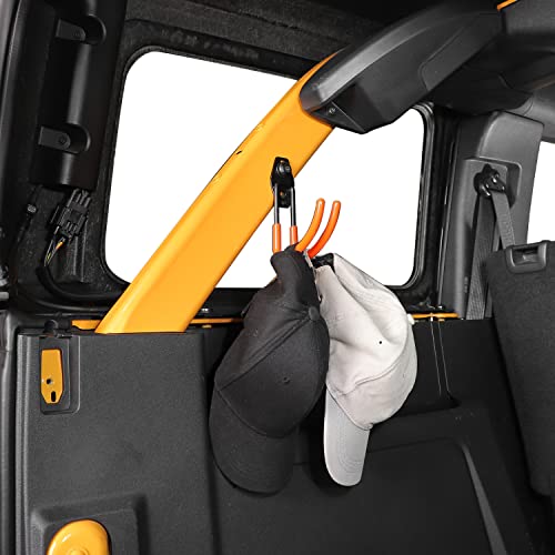 HTHE for Ford Bronco Trunk Hook Organizer Storage Hook Fit for Ford Bronco 2021-2024+ (Orange) - Image 2