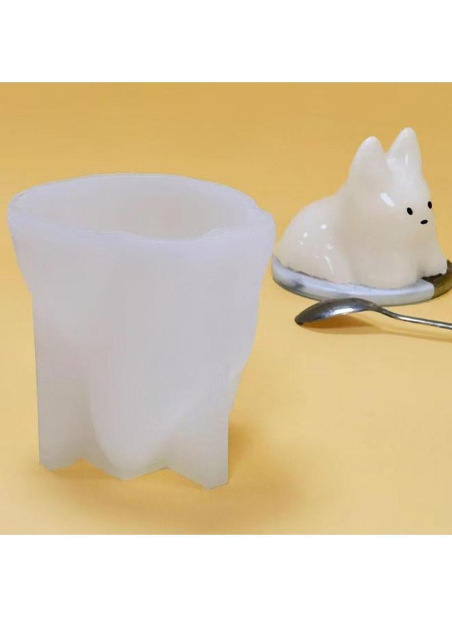 Bluejw Jelly Silicone Mold Cat Cartoon Cake Cream Pudding Grinding Tool - Image 4