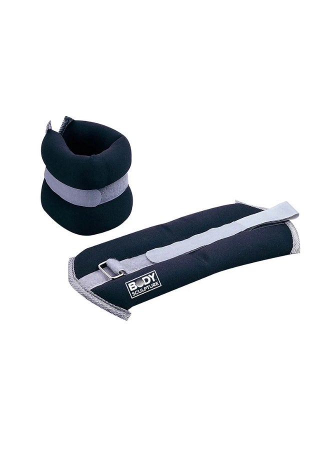 Body Soft Wrist/Ankle Weights – 0.5Kg Adjustable Fitness Weights for Strength Training, Aerobics & Workout Enhancement
