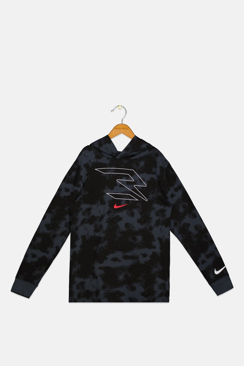 Nike 3Brand by Russell Wilson Kids Boy Sportswear Fit Long Sleeves Training Hoodies, Multicolor - Image 1