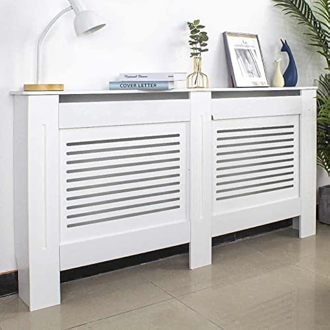 MDF 152 X 19 X 82 CM RADIATOR COVER WHITE, ENGINEERED WOOD, 152 X 19 X H82 CM - Image 2