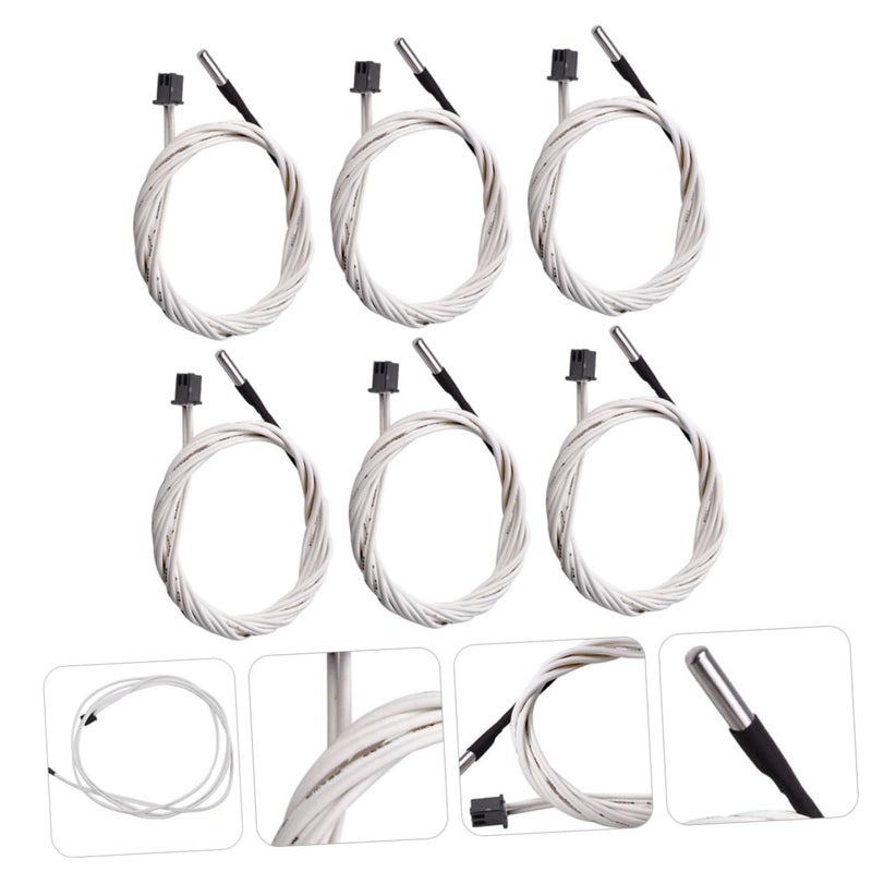 Alipis 6pcs NTC Thermistor Sensor High Resistance Thermal Resistor For 3D Printer Hot End - Image 5