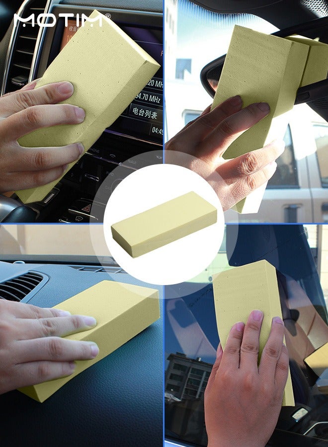 Motim 2pcs Car Cleaning Tools Kit, Car Wheel Tire Cleaning Set, Car Wash Foam Lance Soap Dispenser and Cleaning Sponge,  Car Cleaning Brush - Image 3