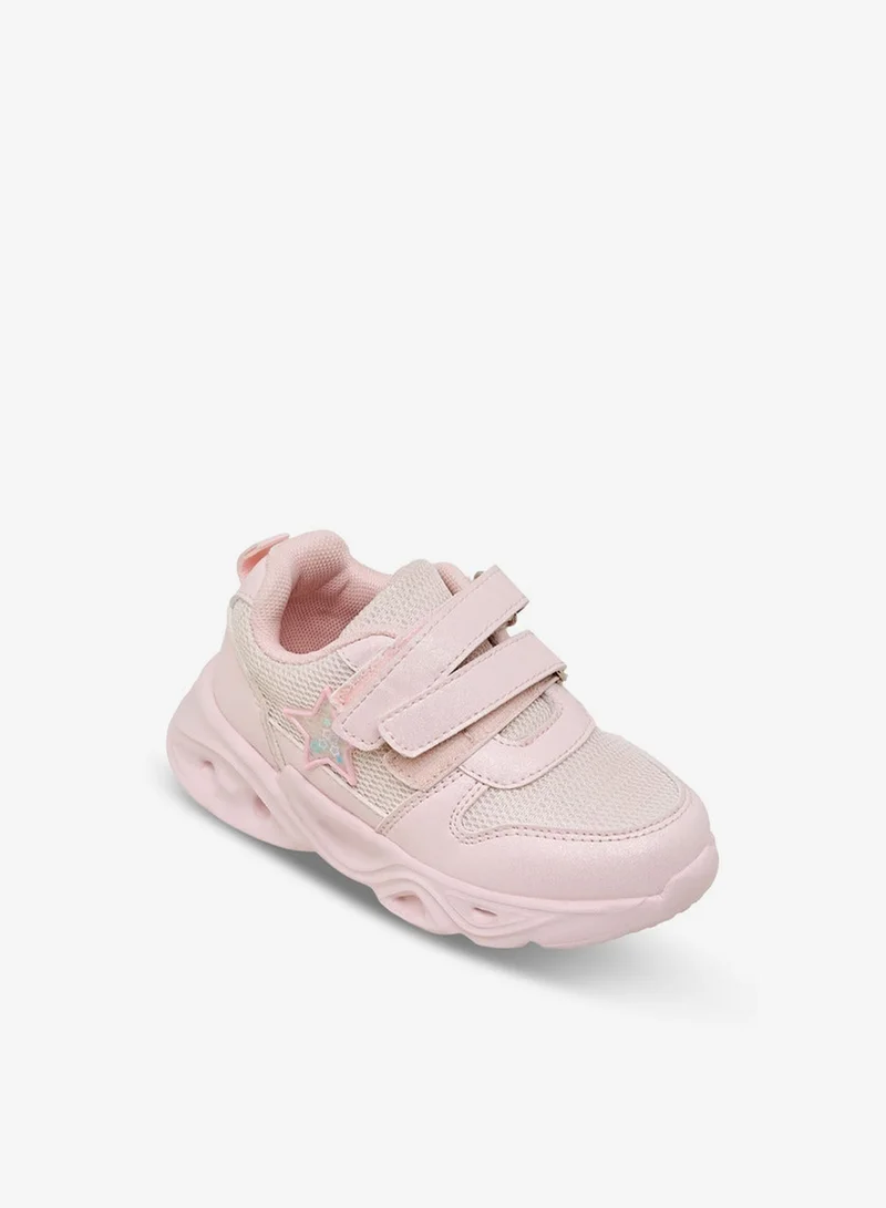 Flora Bella By Shoexpress Flora Bella Girls Hook & Loop Light-Up Sneakers
