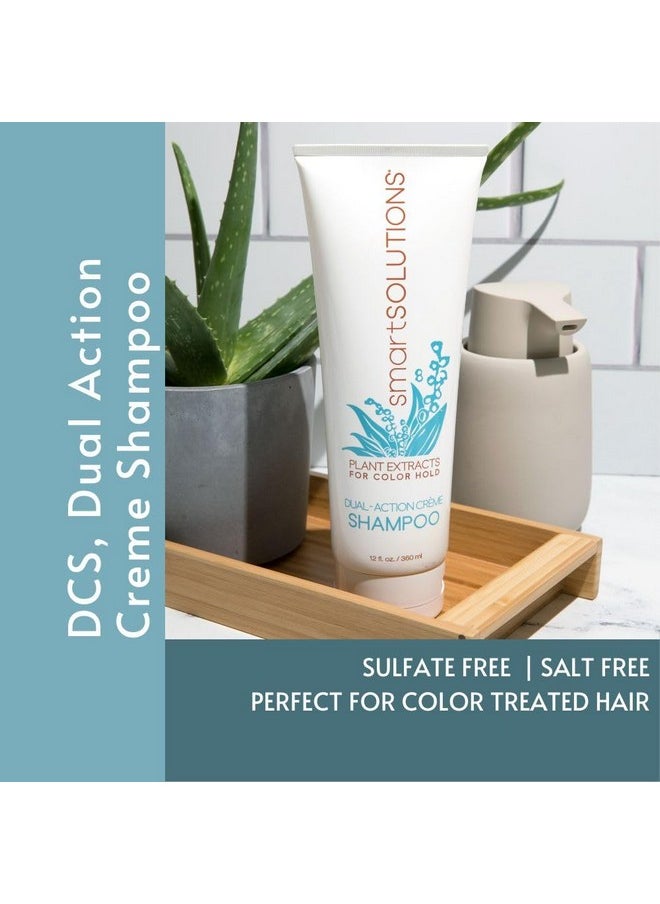 Smart Solutions Smartsolutions Dualaction Creme Shampoo ; Sulfate Paraben & Sodium Chloride Free ; Color Safe & Chemically Treated Hair Safe (8 Fl Oz)  - Image 5