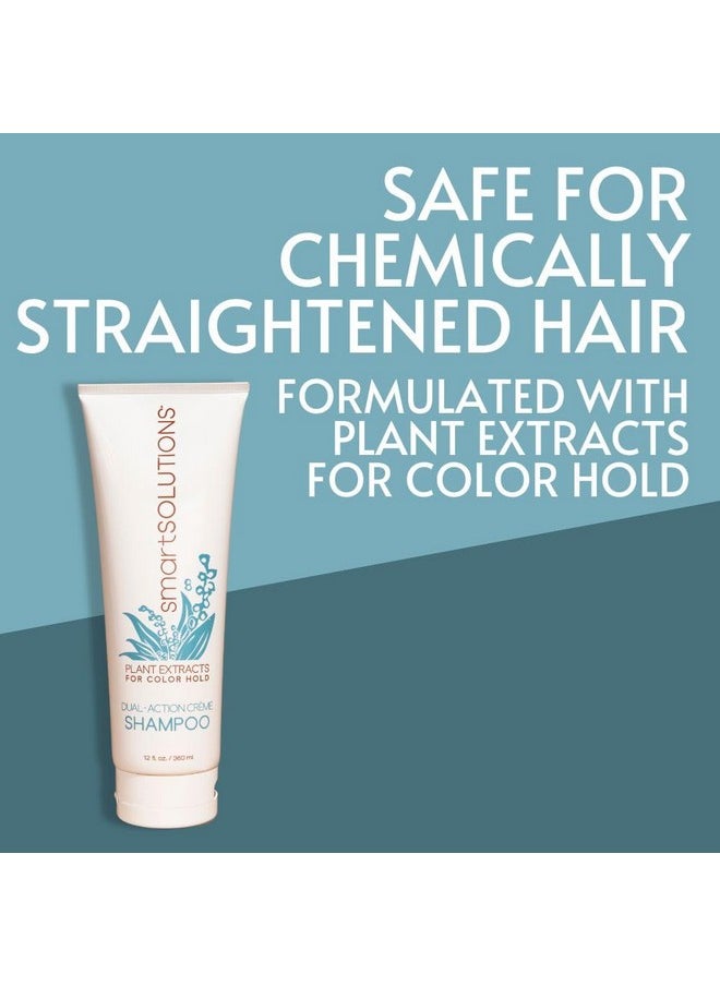 Smart Solutions Smartsolutions Dualaction Creme Shampoo ; Sulfate Paraben & Sodium Chloride Free ; Color Safe & Chemically Treated Hair Safe (8 Fl Oz)  - Image 3