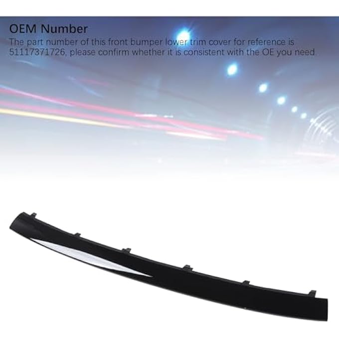 Jiawu OEM Replacement Number of Brilliant Front Bumper 51117371726 for 1 F21 Urban Line 2016-2019, for the Modification of the Car - Image 5