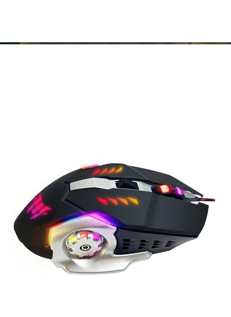 Polosmart - PGM24 Wired Gaming Mouse + Mouse Pad - Image 1