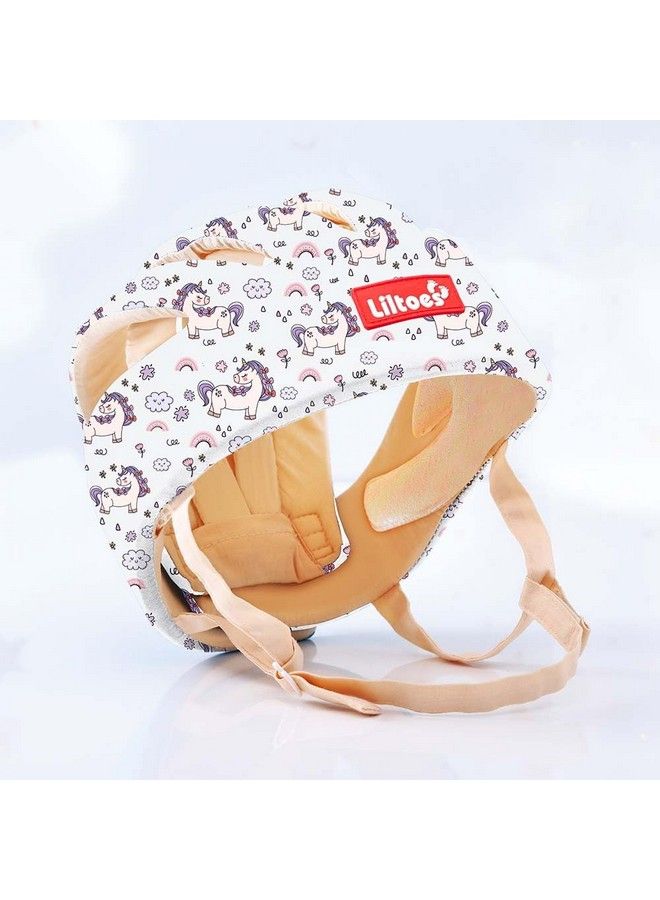 Liltoes Baby Head Protector For Safety Of Kids 6M To 3 Years Baby Safety Helmet With Proper Air Ventilation & Corner Guard Protection (Unicorn) - Image 2