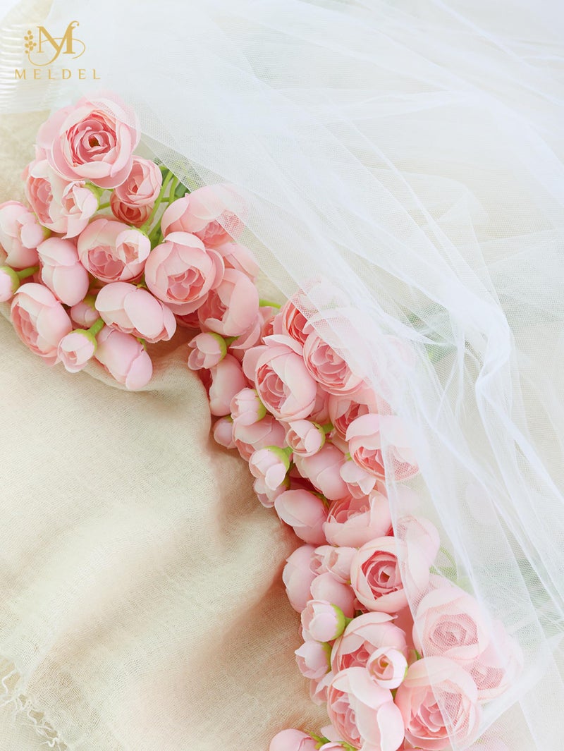 Meldel 32Pcs Ranunculus Artificial Flower, Faux Silk Mini Pink Ranunculus Flowers for DIY Bouquet, Bulk Fake Peony Wedding Filler Flowers for Centerpieces Arrangements Bridal Shower Decorations - Image 5