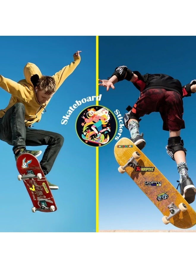 4 Pcs Motorcycle Stickers Funny Motorbike Helmet Stickers Waterproof Cool Racing Car Sticker for Motorcycles Off-Road Bikes Cars Skateboard Scooter Decals - Image 5