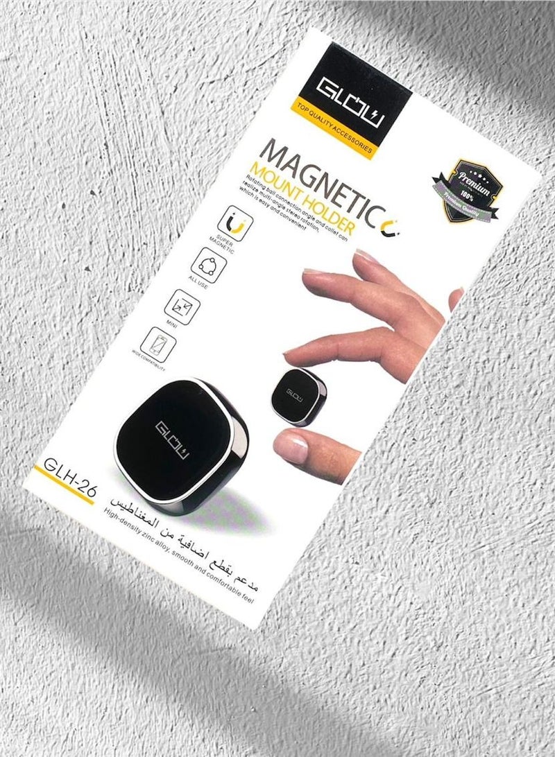 غلو حامل هاتف مغناطيسي للسيارة بحجم صغير ميني - Image 1