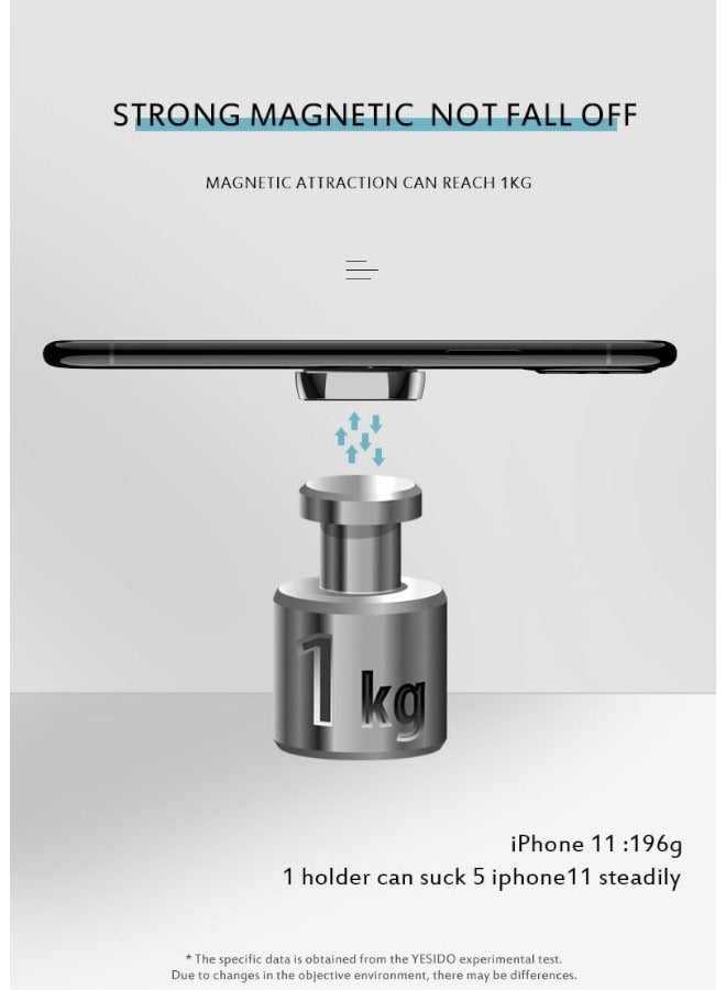 غلو حامل هاتف مغناطيسي للسيارة بحجم صغير ميني - Image 4