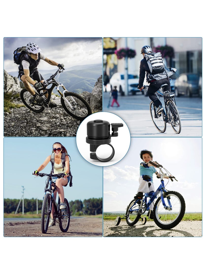 SYOSI - Concealed Bike Bell for Apple AirTag, Bike GPS Tracker, AirTag Bike Mount, Classic Loud Sound of Black Belts, Waterproof, Fits 0.87 to 1 Inch Bike Handlebars, Air Tag Not Include - Image 1