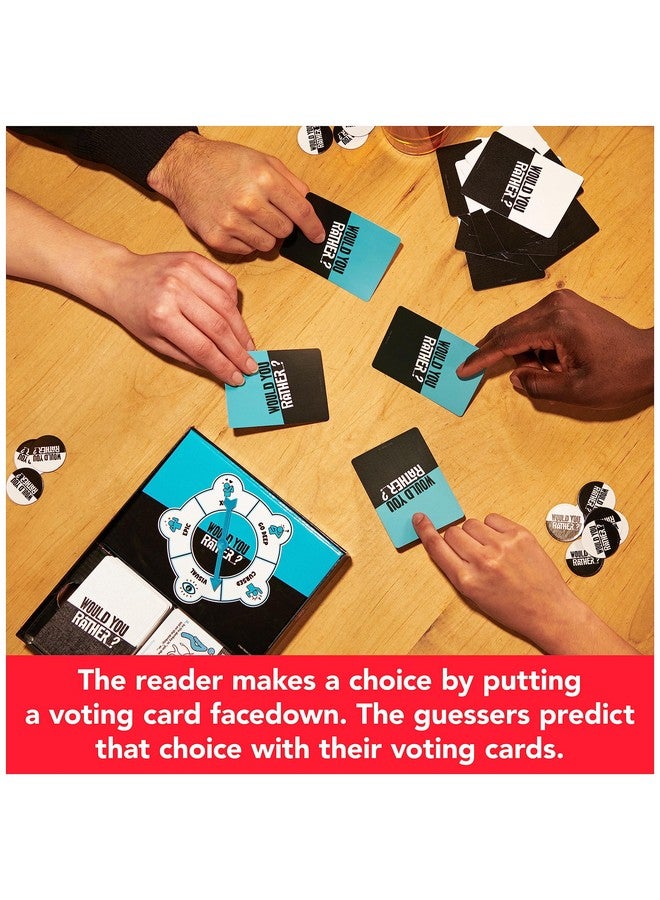 Spin Master Games Spin Master Games, Would You Rather? Funny Party Card Game for College, Friendsgiving, Birthdays, & More, for Teens & Adults, 3-6 Players, for Ages 14 & Up - Image 4