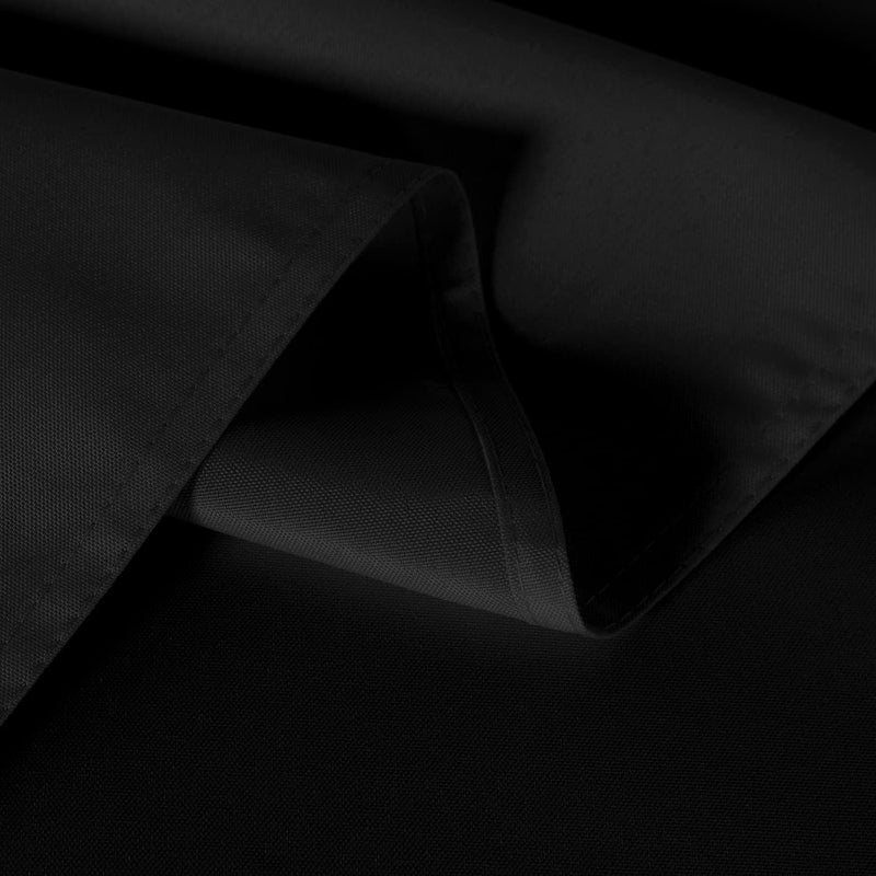 sancua 2 Pack Black Tablecloth 54 x 78 Inch, Rectangle 4 Feet Table Cloth - Stain and Wrinkle Resistant Washable Polyester Table Cover for Dining Tables, Buffet Parties and Camping - Image 4